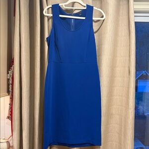 Ann Taylor Royal Blue Midi Dress
